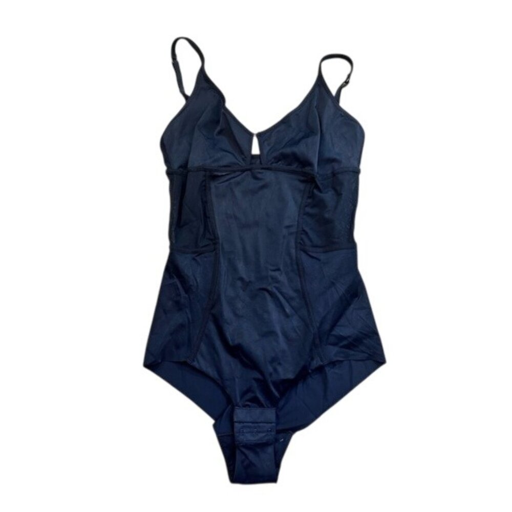 Squeem Sheer Allure Shaping Bodysuit 26AQ in Black